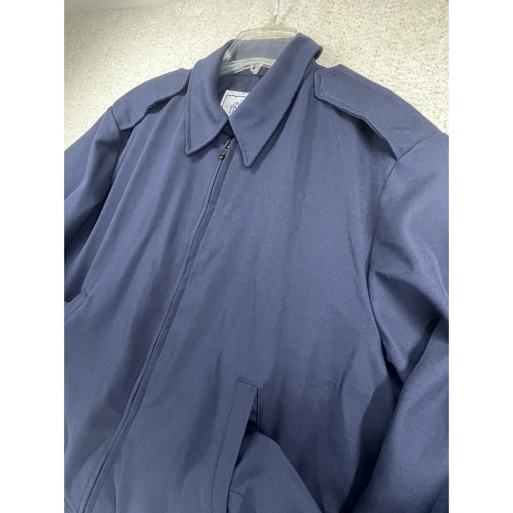 DSCP Wool Jacket Mens 46L USAF Flight Bomber Navy Military 2002 Vintage EUC